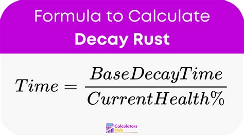 rust decay time